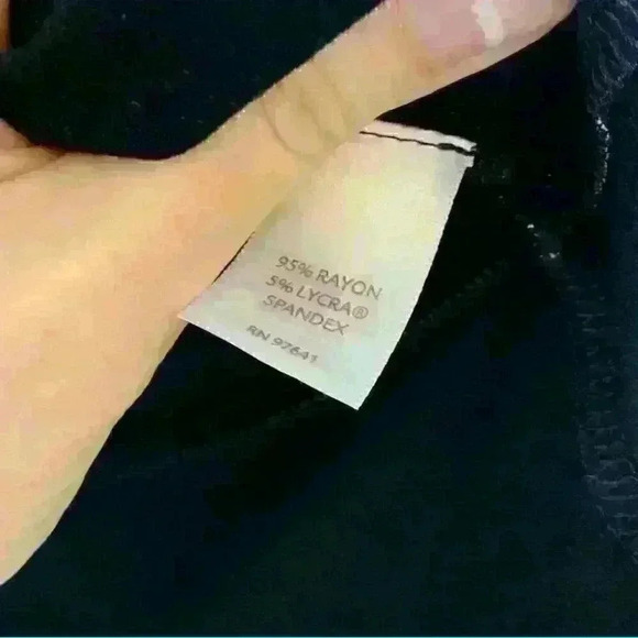 J. Jill wearever striped jersey open drape sweater xs black hem - Picture 6 of 6